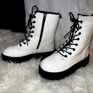 Yoki platform combat boots size 10